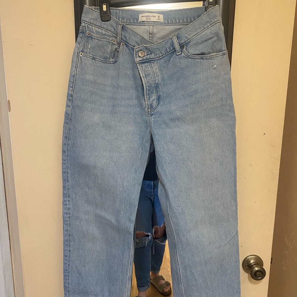 Abercrombie high rise dad pants